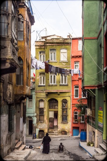 Street scene, Tarlebaşi Quarter, Istanbul. 2012. Fuji X100. Click on image to enlarge.